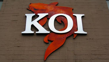 Koi Piercing Studio logo. 