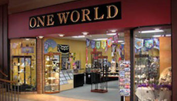 One World storefront. 
